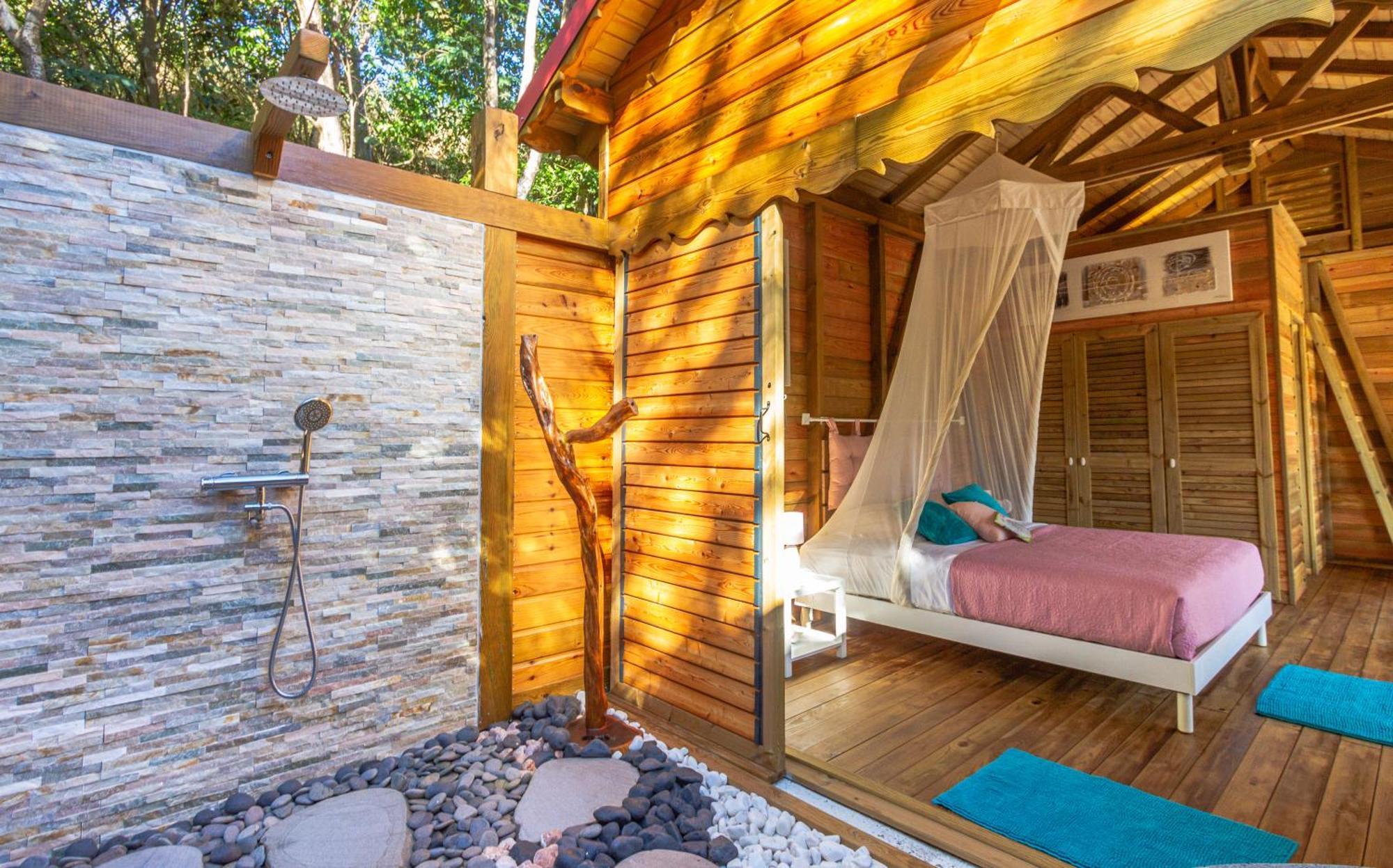 Au Jardin Des Colibris Ecolodge&Spa Деше Экстерьер фото